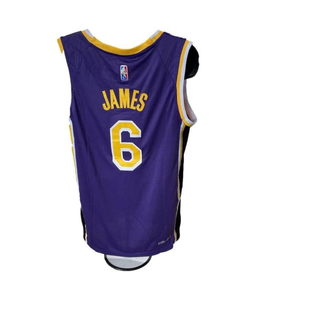 Nike Men's Dri-Fit LeBron James Los Angeles Lakers Jersey, Size XL - Picture 3 of 4